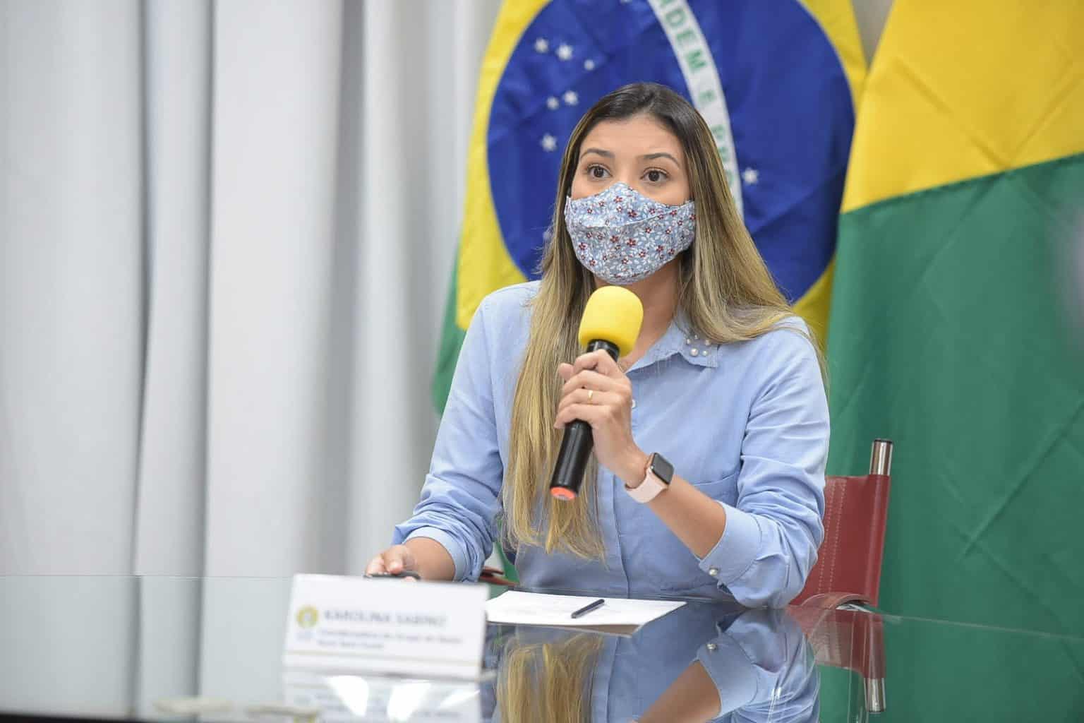 IMG_8433-1536×1024 Coordenadora do Grupo de Apoio ao Pacto Acre Sem Covid, Karolina Sabino, falou sobre a importância da manutenção dos cuidados para conter o avanço da doença Foto: Diego Gurgel/Secom.
