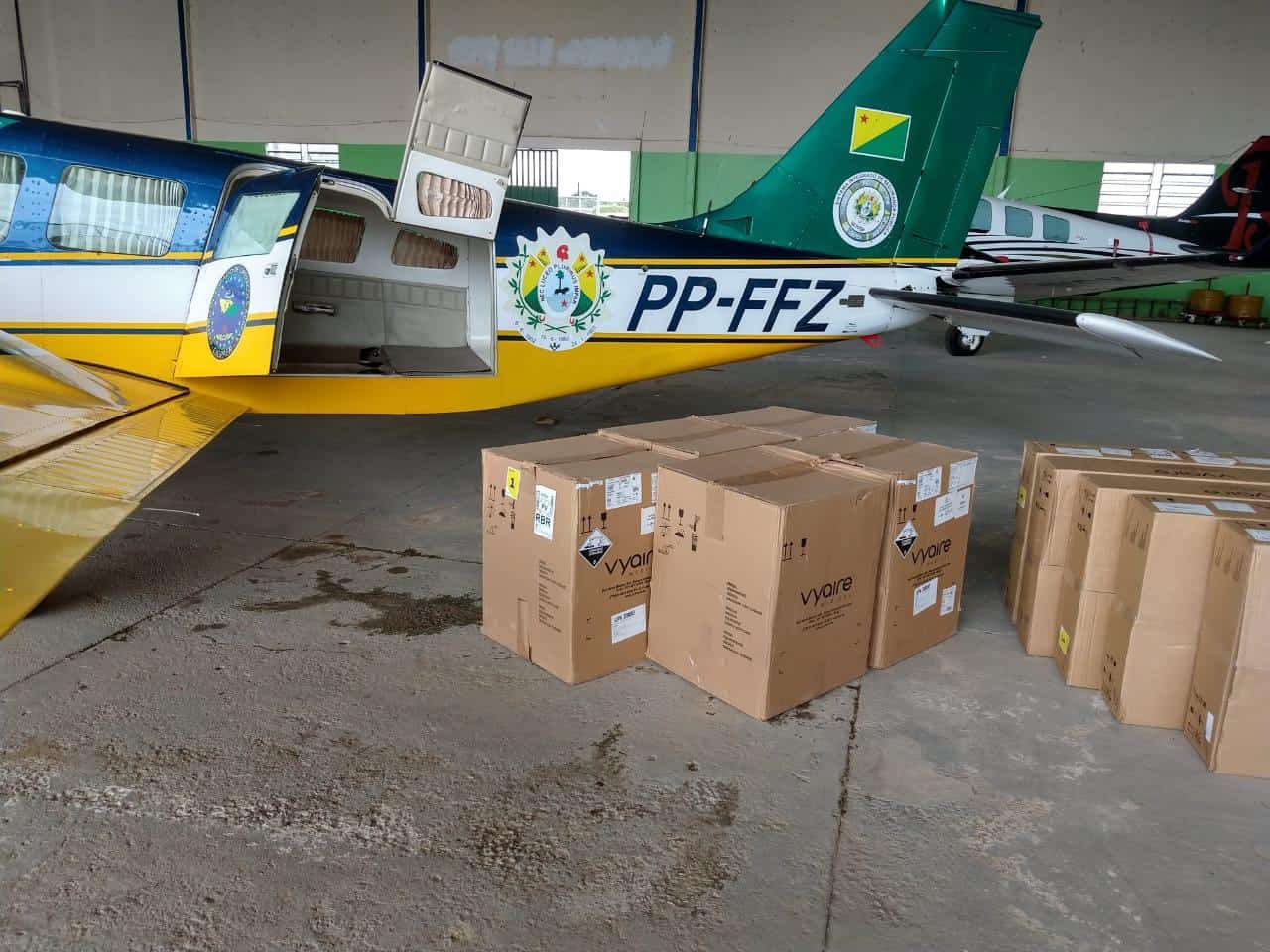 A previsão de chegada é às 13h deste domingo Foto: Cedida