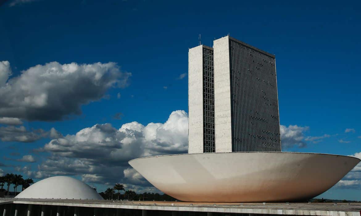 monumentos_brasilia_cupula_plenario_da_camara_dos_deputados3103201341 A cúpula menor, voltada para baixo, abriga o Plenário do Senado Federal. A cúpula maior, voltada para cima, abriga o Plenário da Câmara dos Deputados.
