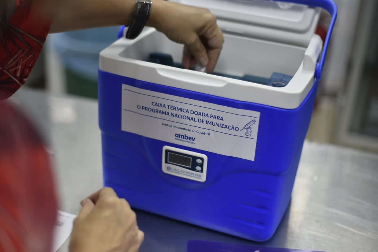 DF6965C7-7722-4FEE-B474-80AED91159C6 Doses fazem parte da 8ª etapa de imunização, da primeira fase de grupos prioritários. Foto: Junior Aguiar/Sesacre