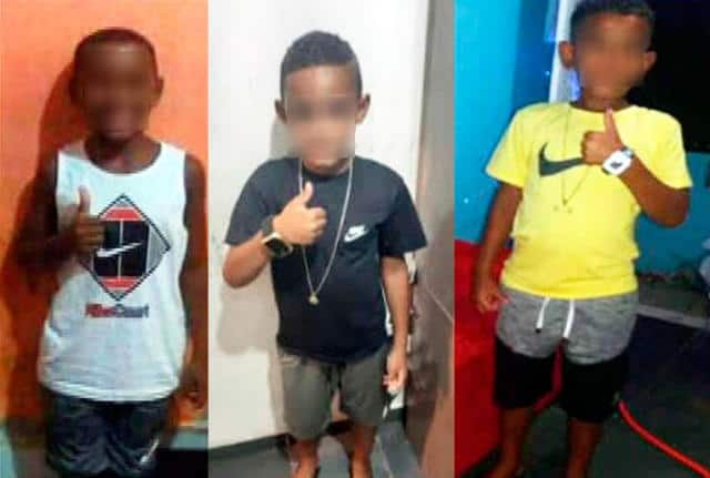 9E436824-3A20-4B6A-A540-F25F6F44F159 Meninos desaparecidos e mortos em Belford Roxo (RJ) (Foto: Reprodução)