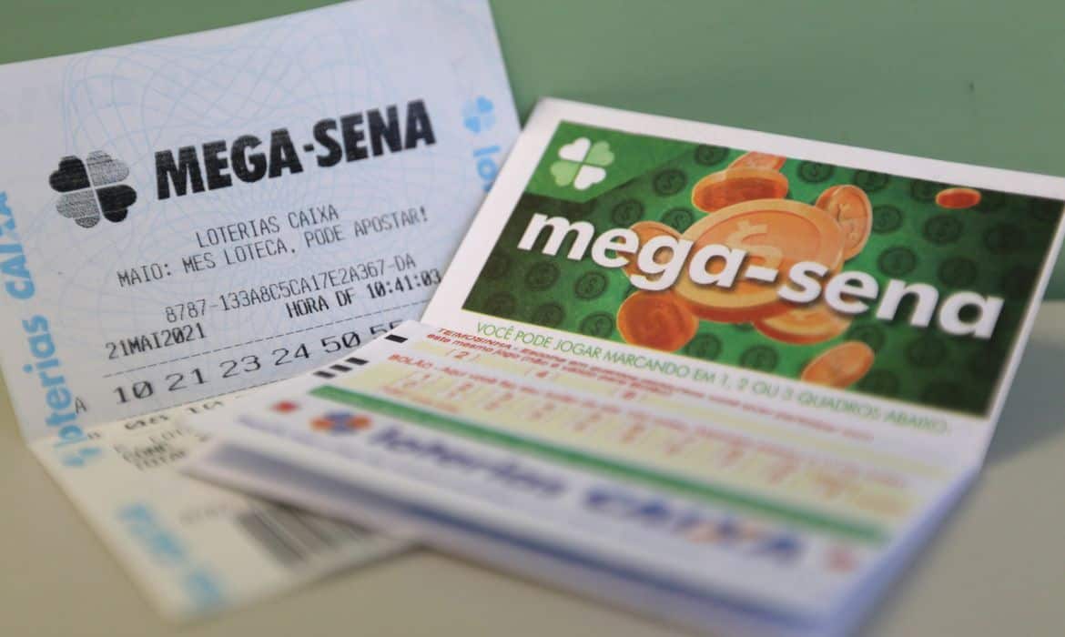 Bilhetes de aposta da mega-sena. Foto: Tânia Rêgo/Agência Brasil