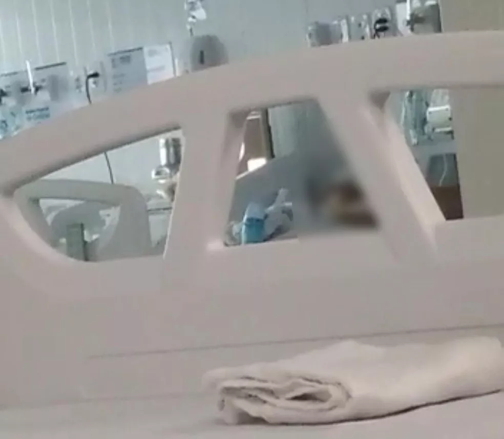 whatsapp-image-2022-06-08-at-12.34.38 Bebê de 5 meses foi internado para tratar uma pneumonia — Foto: Reprodução