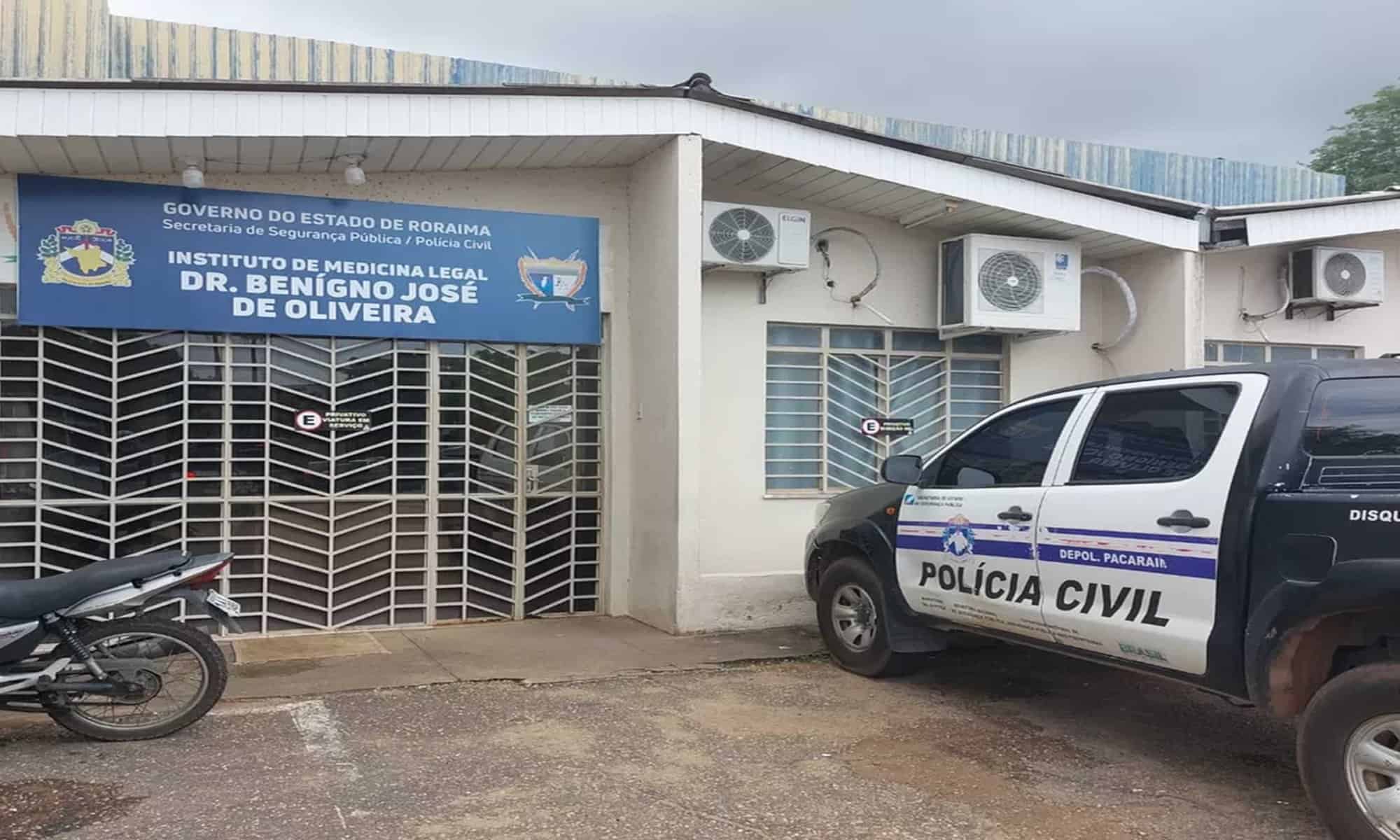 10 Corpo foi levado ao Instituto Médico Legal (IML) em Boa Vista — Foto: Vanessa Fernandes/g1 RR/Arquivo