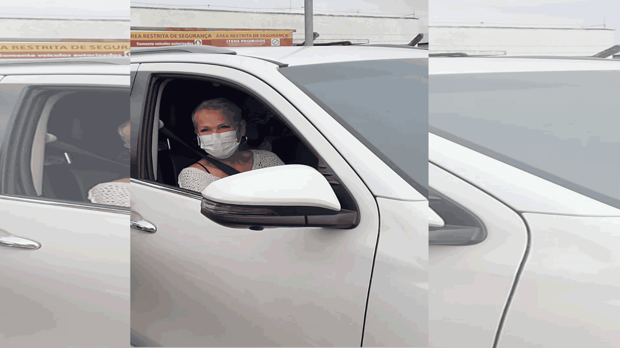 51 Xuxa chegou em Cruzeiro do Sul neste domingo (17) — Foto: Narcelio Generoso