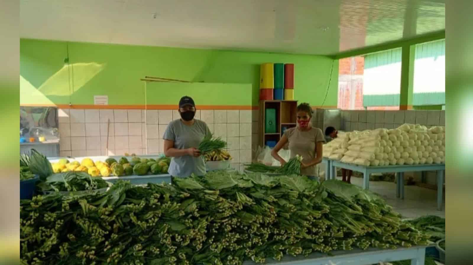 WhatsApp Image 2022-07-10 at 10.49.26 Mais de 40 escolas de cidade no AC recebem produtos da agricultura familiar beneficiando 87 famílias — Foto: Asscom/Prefeitura