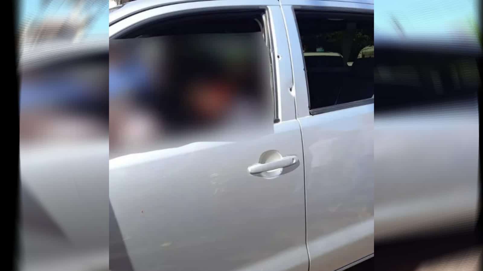 WhatsApp Image 2022-07-23 at 17.41.08 Robert Gabriel Montiel, de 32 anos, foi abordado por uma dupla em uma moto, no centro de Pedro Juan Caballero. — Foto: Reprodução