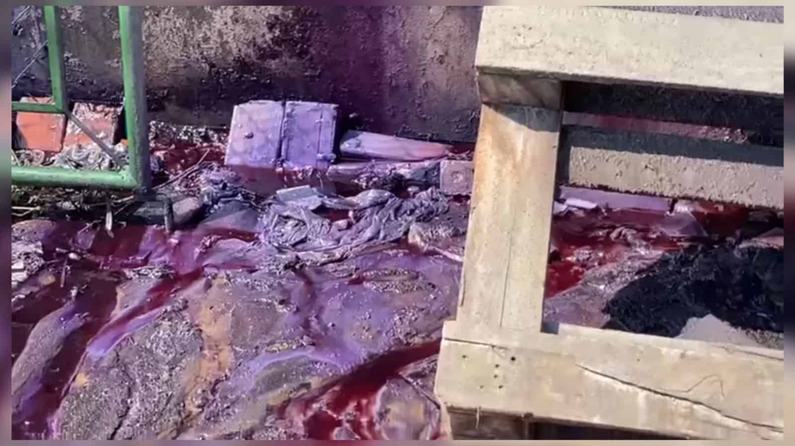 Foto: Ecos da Notícia/Resíduos químico que foram destruídos durante incêndio