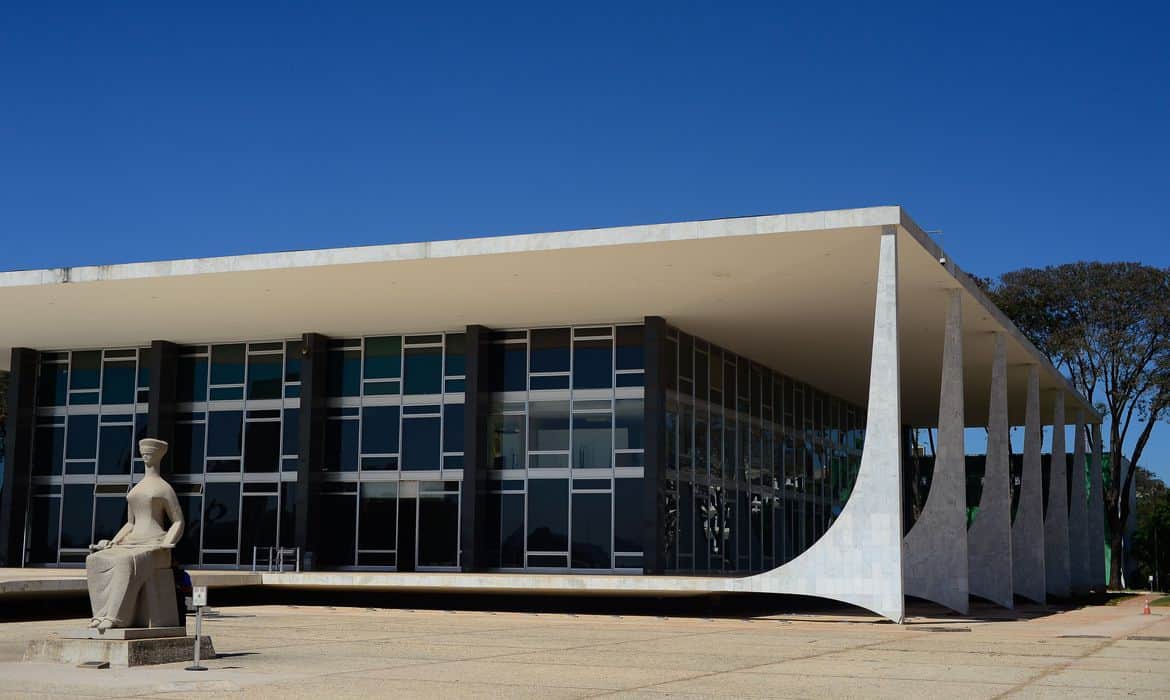 Fachada do edifício sede do Supremo Tribunal Federal – STF Fachada do edifício sede do Supremo Tribunal Federal - STF