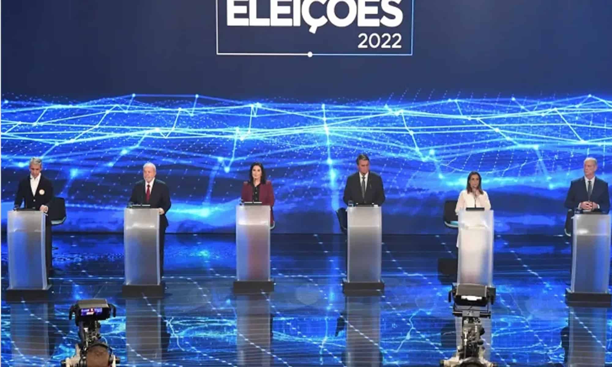 Candidatos à Presidência participam do 1º debate eleitoralCrédito: André Ribeiro/Futura Press/Estadão Conteúdo