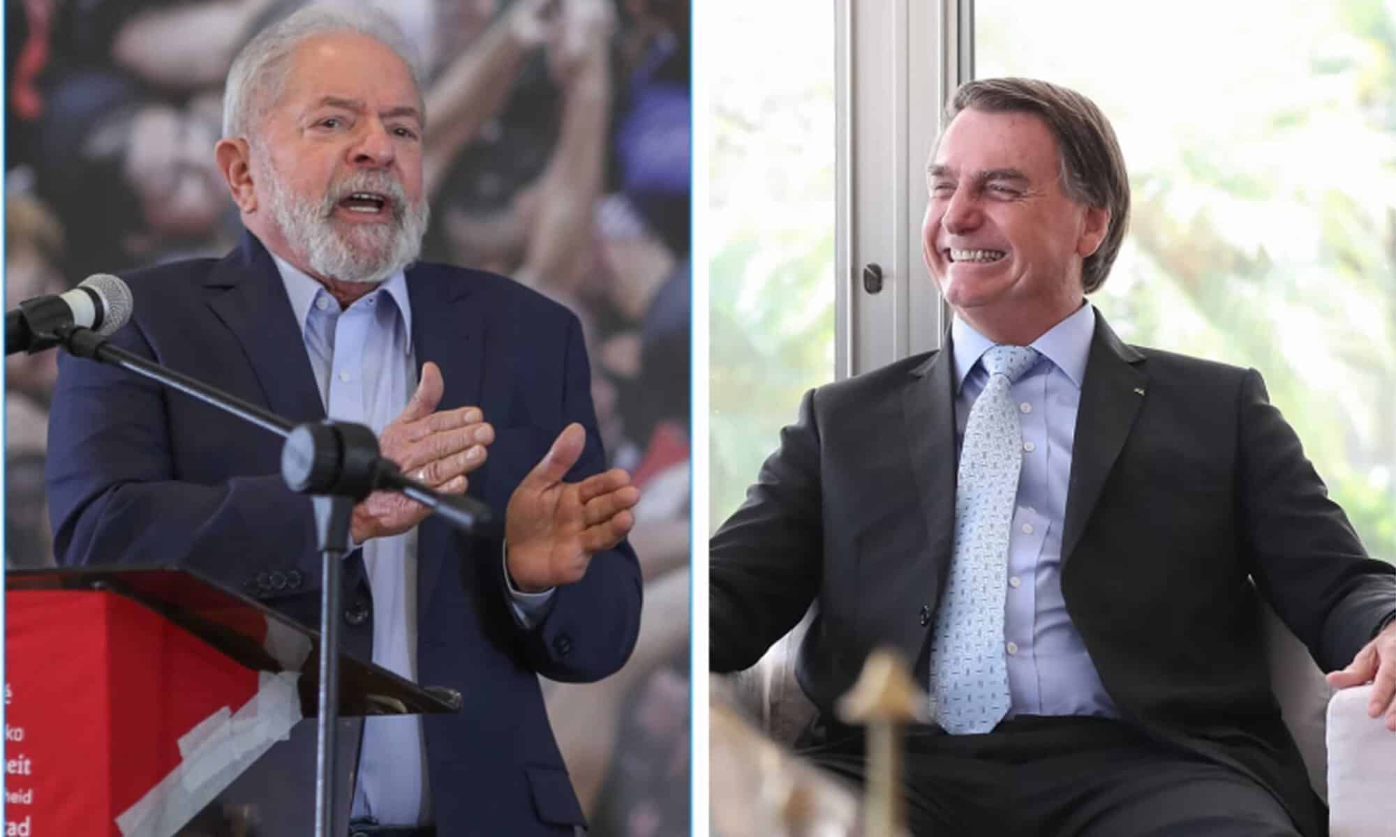 03 presidenciáveis Lula e Bolsonaro. Foto: reprodução
