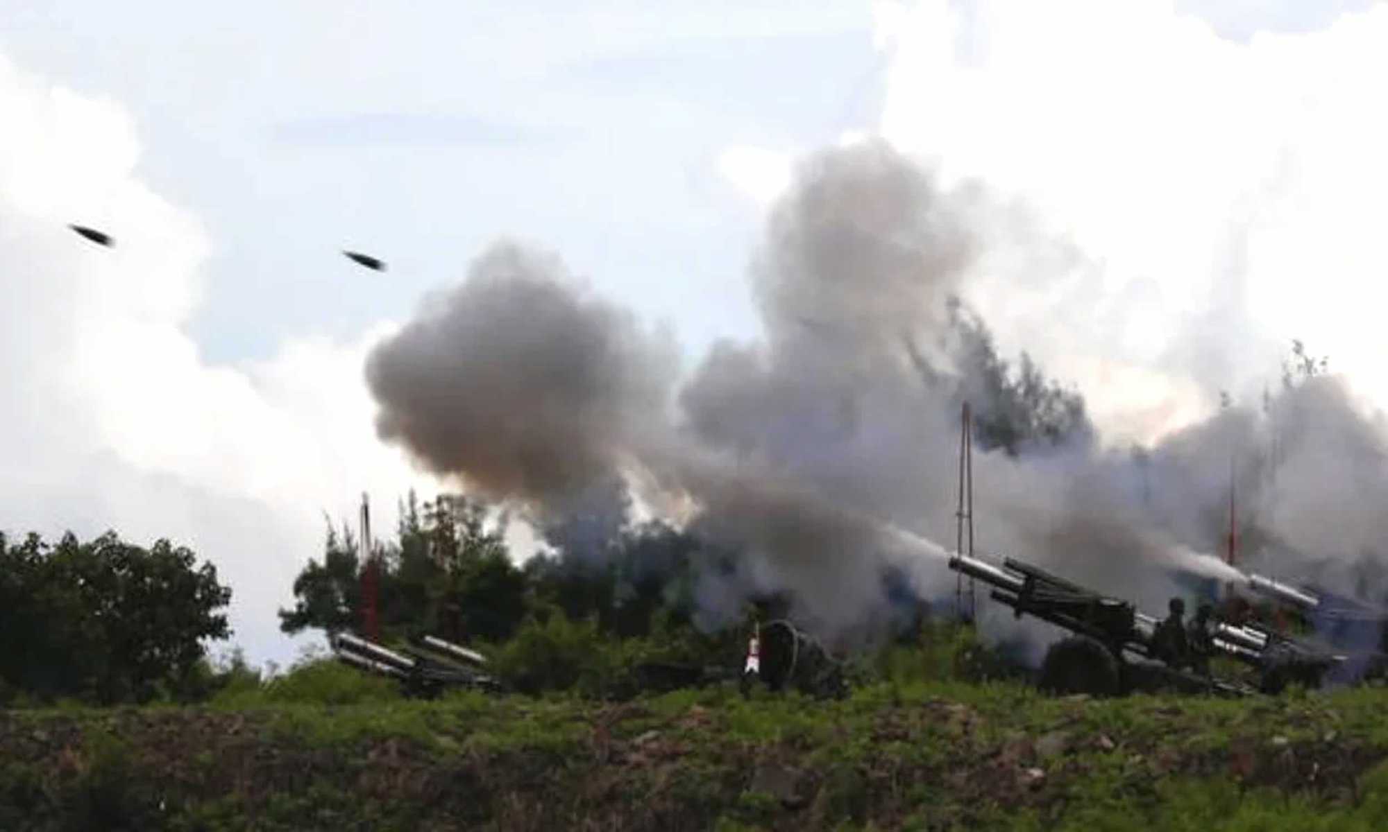 Reprodução/Ansa - 14.08.2022
Visita de Pelosi provocou intensos exercícios militares em Taiwan