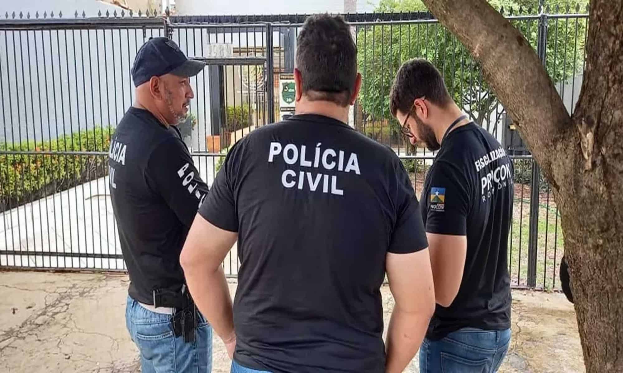 Polícia Civil em Rondônia — Foto: Polícia Civil/Divulgação