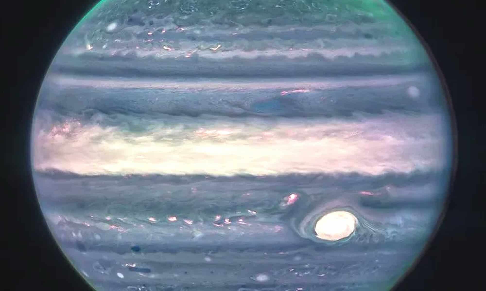 07 Imagens de Júpiter retiradas pelo telescópio James Webb
Reprodução/Nasa Webb Telescope