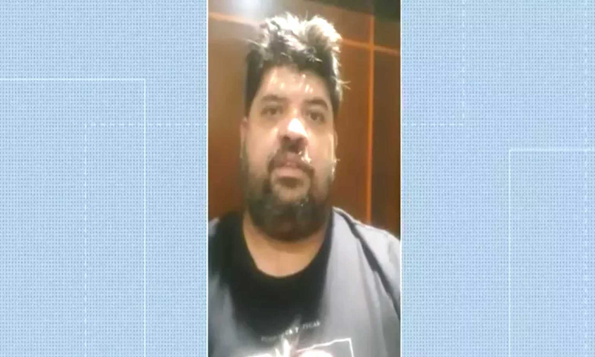 Samy Foaud Hammad morreu na sexta-feira (29). Ele estava preso há três meses pela morte da mulher — Foto: Reprodução/ TV Globo