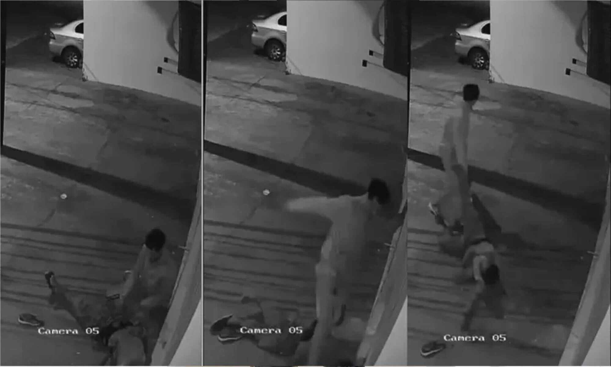 13 O crime foi registrado por câmeras de segurança. — Foto: Reprodução/Instagram/roraima24h.2