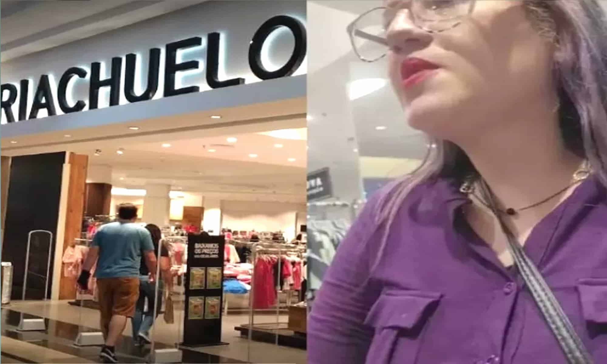 17 Mulher teria ofendido a vítima dentro de uma loja em um shopping em Santos, SP — Foto: Reprodução/Redes Sociais