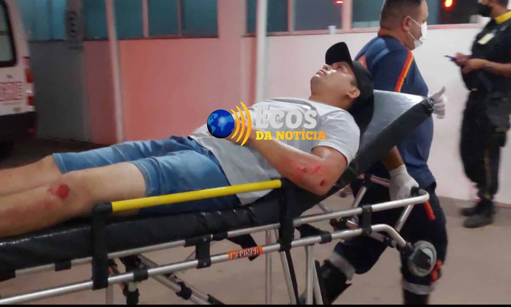 27 Conforme informações, o motociclista conduzia sua moto Honda CG Titan