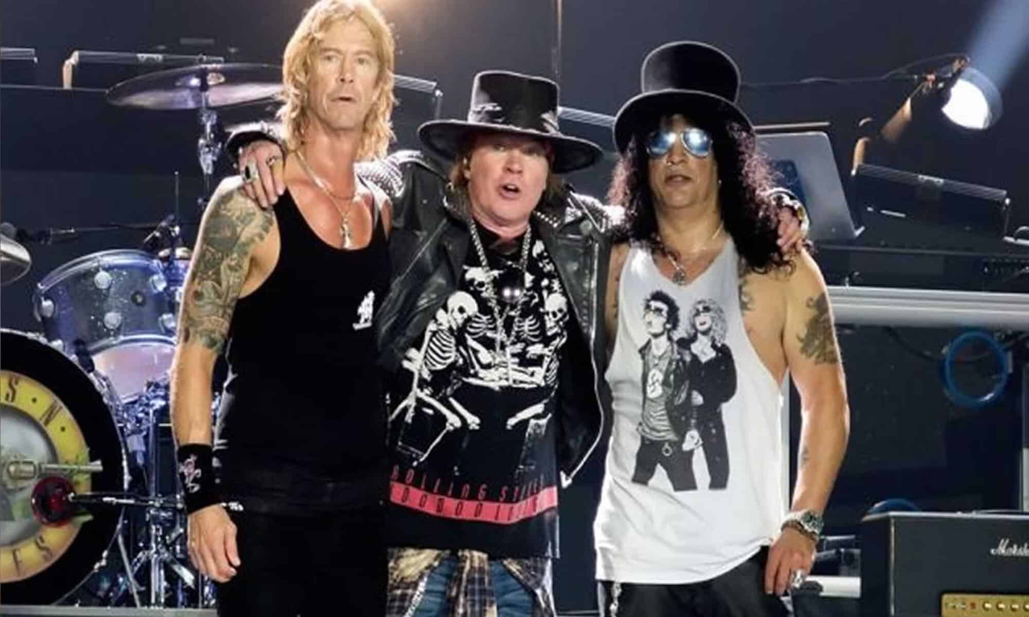 Axl Rose, Slash e Duff McKagan estão na capital amazonense