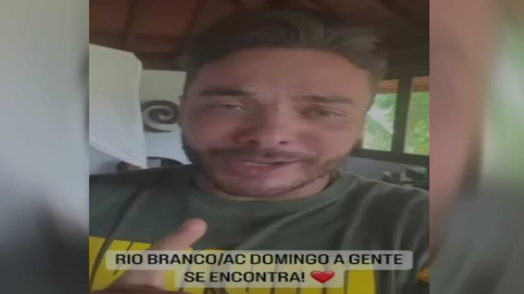 Safadão mandou recado aos fãs acreanos — Foto: Reprodução