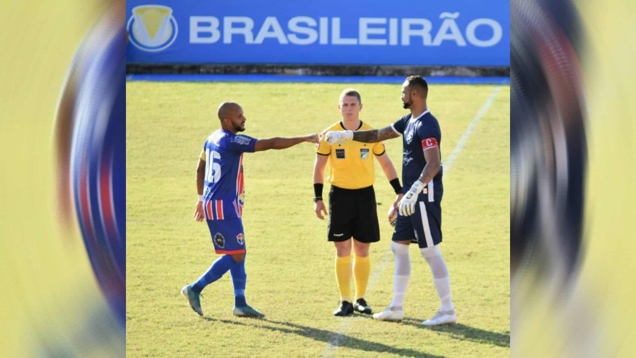 O árbitro Arthur Rabelo dirigiu o jogo Rio Branco 0 x 2 Fast Club-AM, pela Série D/2020. Foto/Manoel Façanha