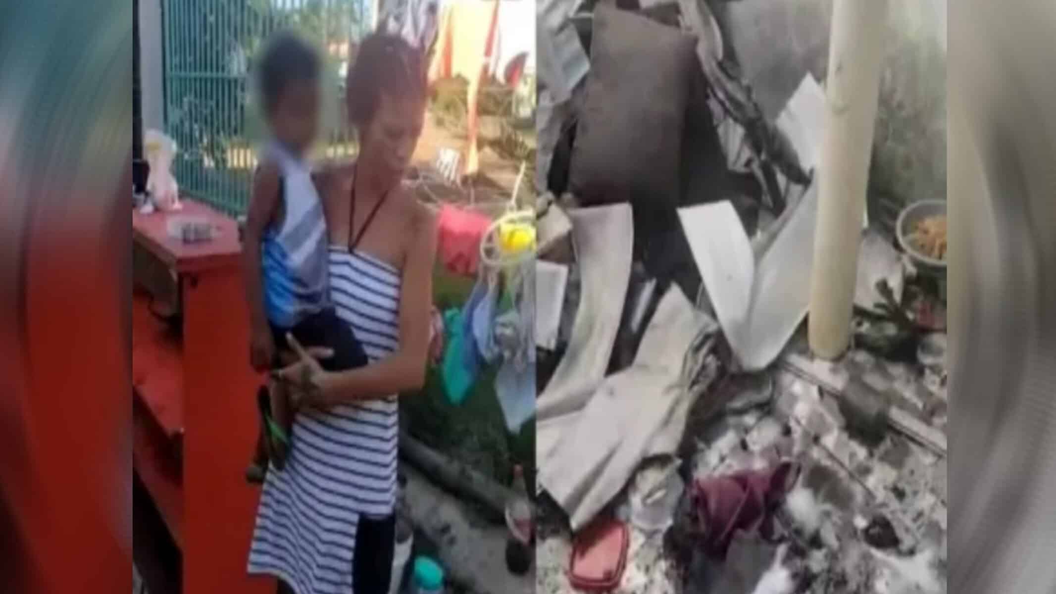 Picsart_22-08-08_18-50-35-013 O incêndio aconteceu em Cariacica (ES).
Imagem: Reprodução/Arquivo pessoal