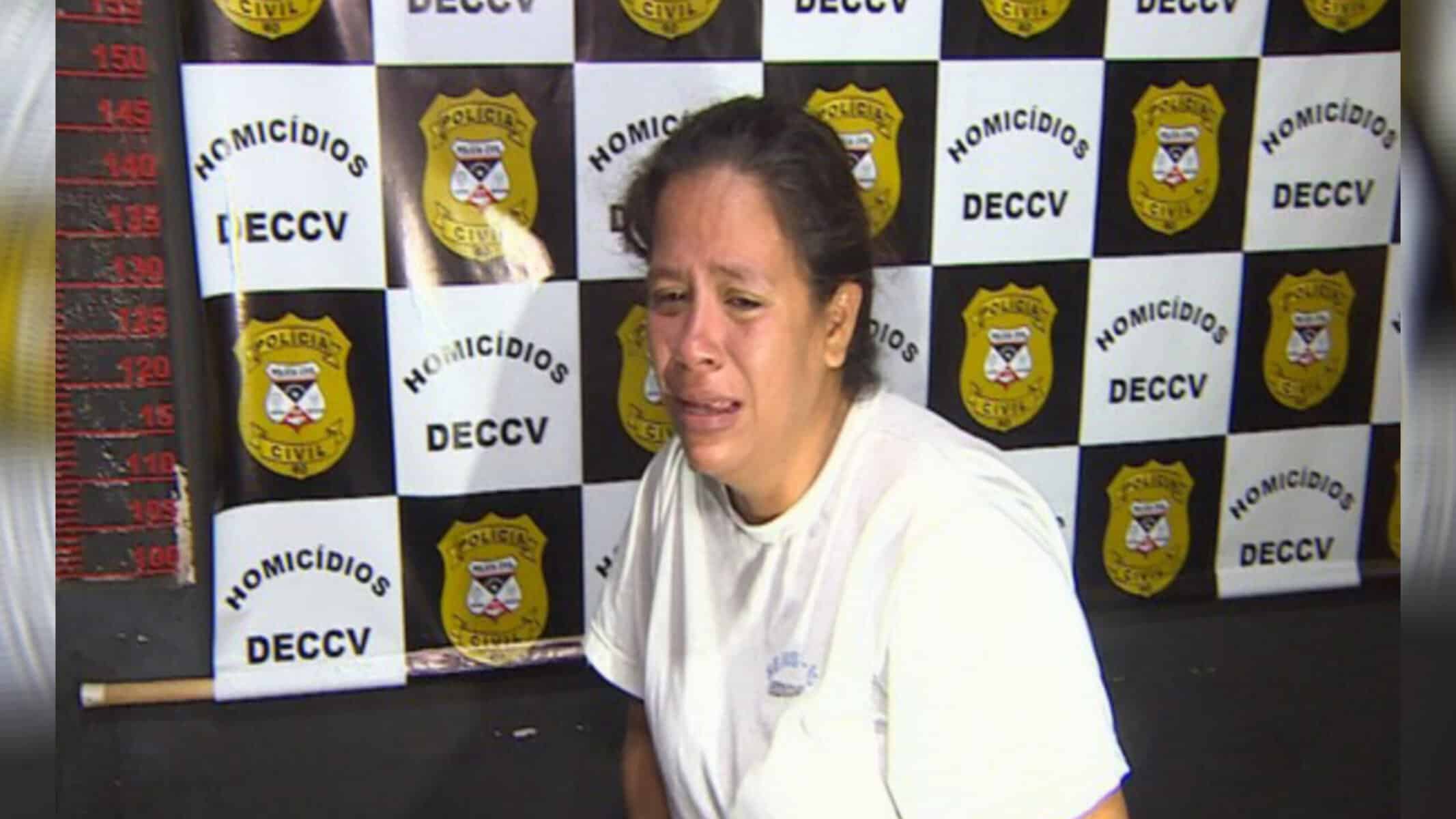 Caso Fabiana: Cátia Barros Rabelo, suspeita de ajudar a arrancar bebê da barriga da mãe — Foto: Reprodução/Rede Amazônica