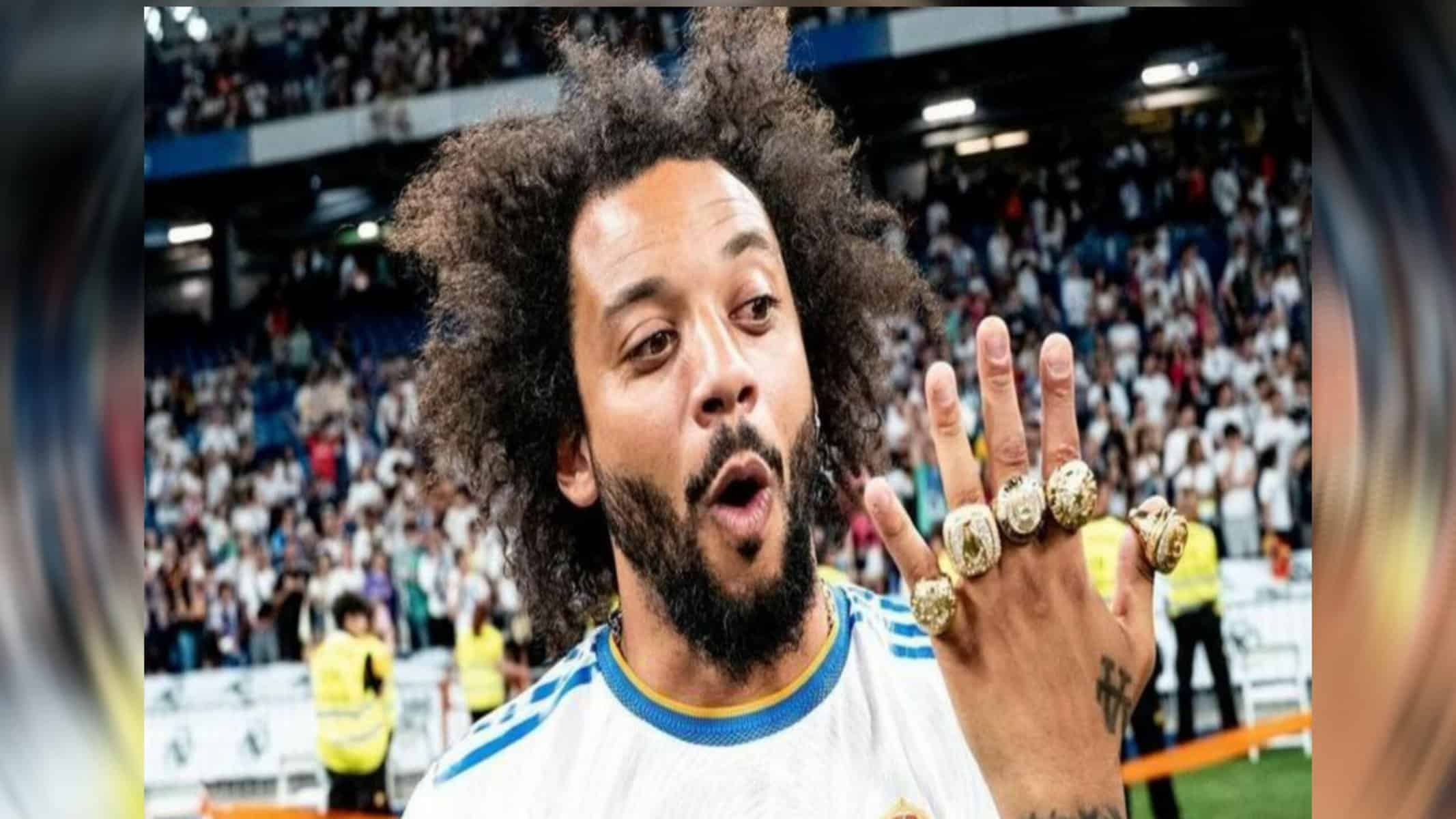 Picsart_22-08-17_17-21-31-007 Marcelo participou da conquista de cinco Champions League e quatro Mundiais de Clube pelo Real Madrid
REPRODUÇÃO/INSTAGRAM/ @MARCELOTWELVE