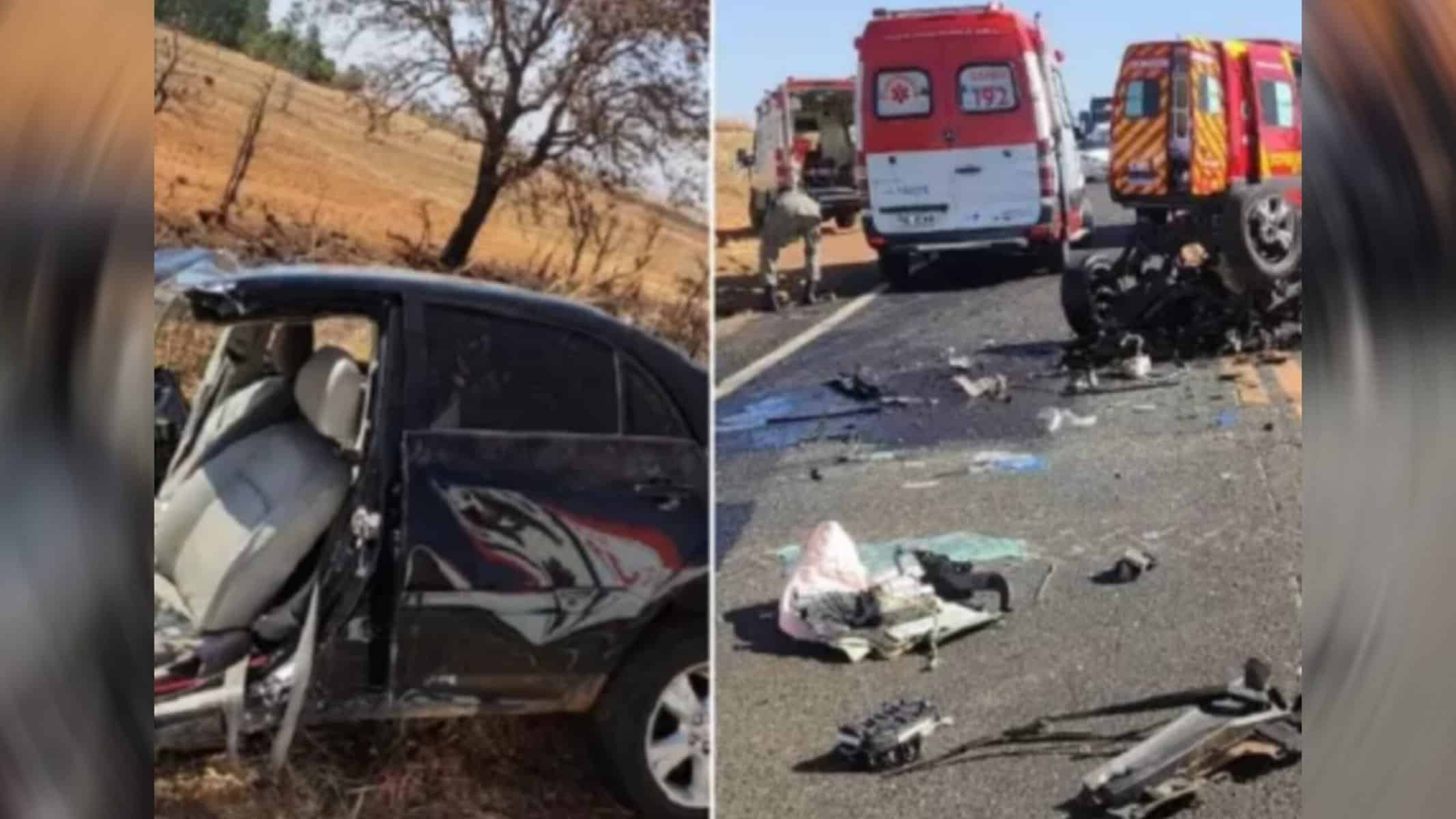 Acidente na GO-139 deixa mortos, entre eles uma criança e um adolescente
Imagem: Divulgação/Bombeiros