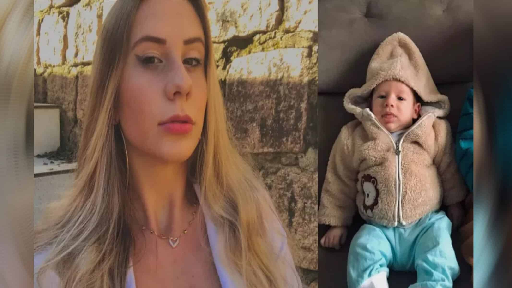 Picsart_22-08-19_19-21-25-810 Jessica e bebê Theo foram encontrados mortos em Blumenau — Foto: Reprodução/Redes sociais