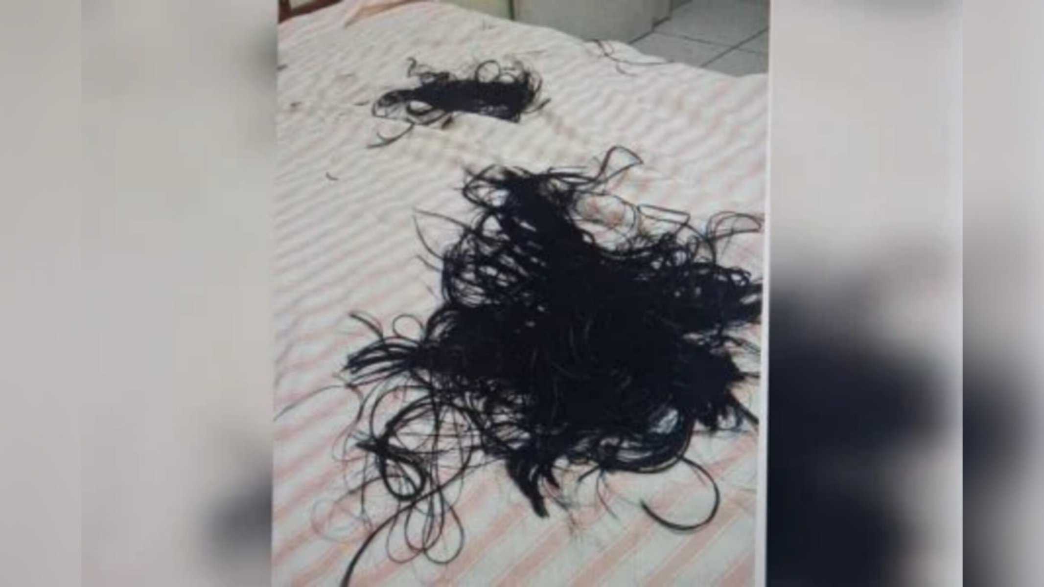 Picsart_22-08-19_20-20-51-639 Mulher teve os cabelos cortados por ex-namoradoReprodução/ Polícia Civil