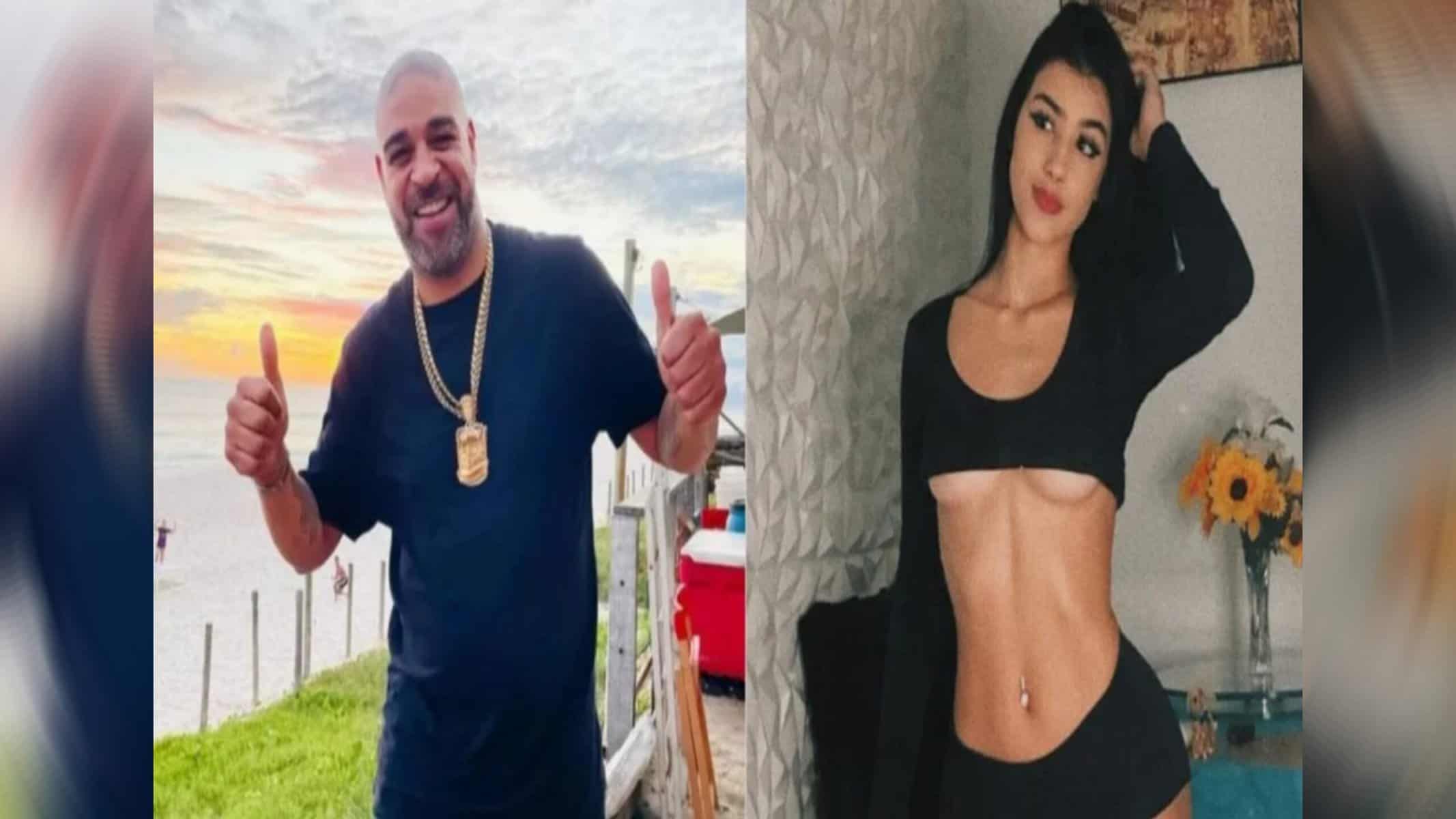 Adriano deixa neta de Gretchen e já está de olho em outra (Reprodução: Montagem TV Foco)