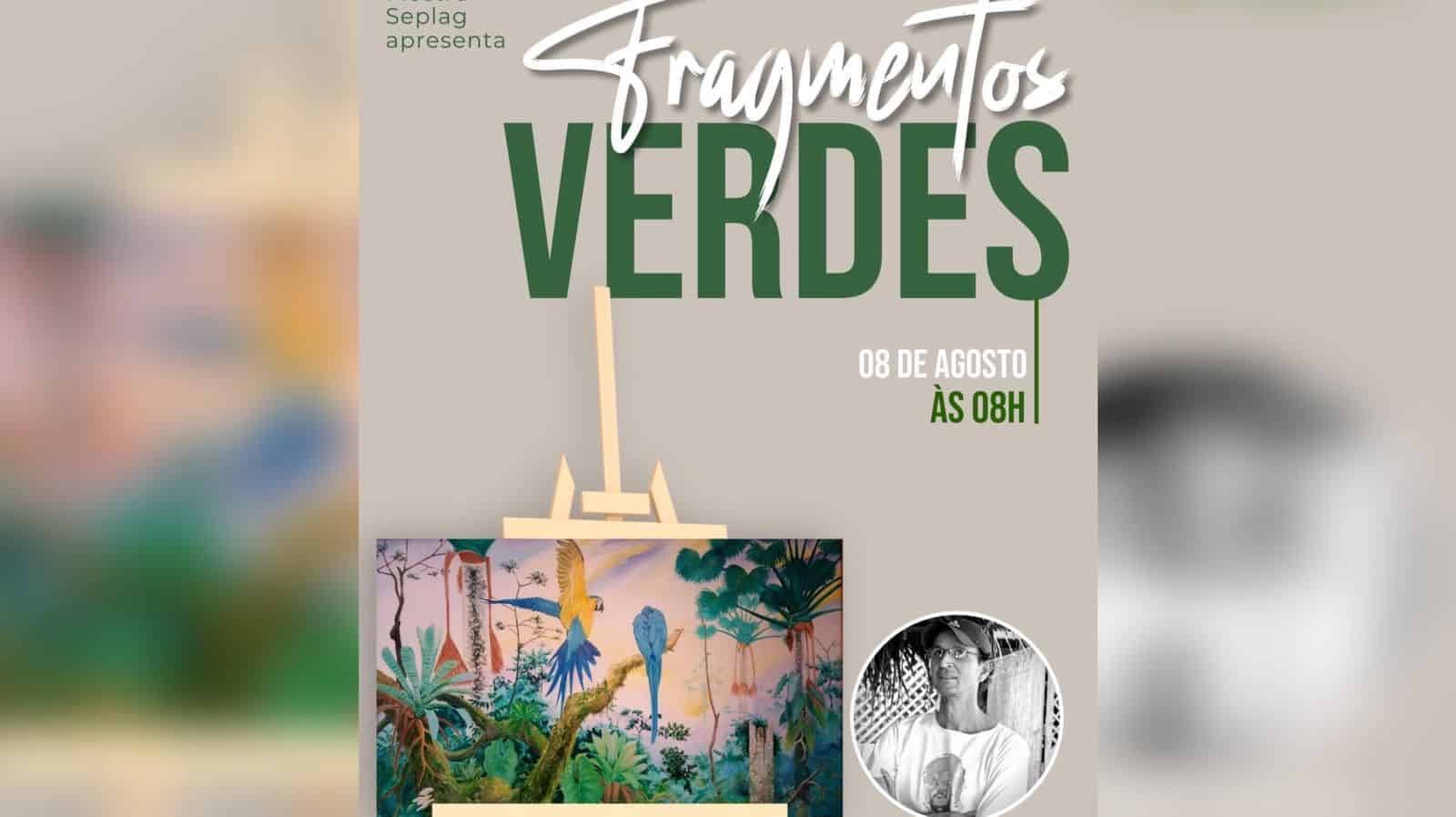 WhatsApp Image 2022-08-02 at 12.15.13 Seles é o quinto artista plástico a participar da iniciativa Departamento de Comunicação e Departamento de Humanização da Seplag. Imagem: divulgação