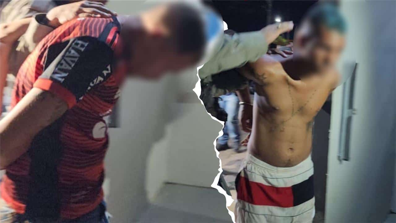 capa Assaltantes foram presos no Conjunto Habitacional Cidade do Povo. Foto: Ecos da Notícia