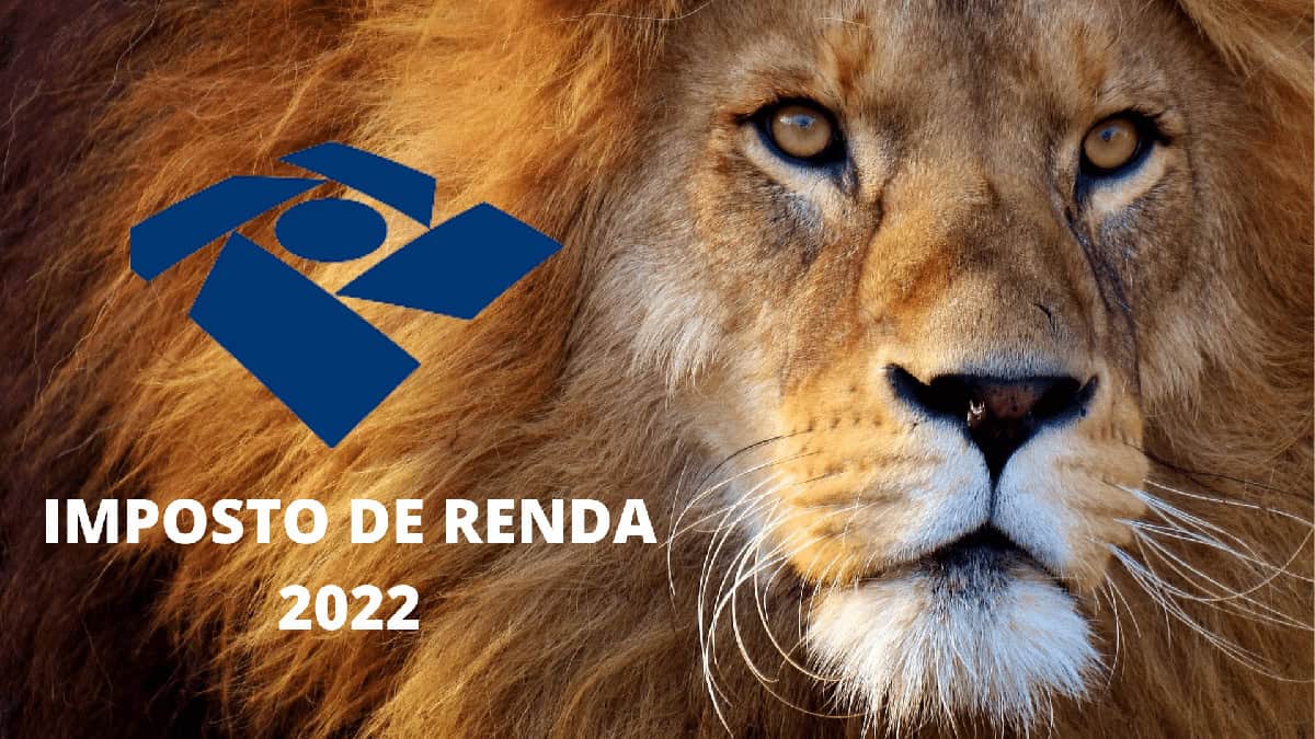 imposto_de_renda_2022_widelg Imposto de Renda 2022: leão aparece com o símbolo da Receita Federal - Divulgação