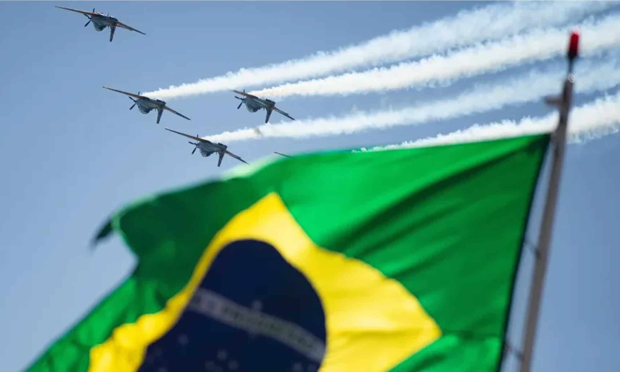 01 Exibição de aeronaves da Força Aérea Brasileira durante o 7 de Setembro de 2020 em Brasília
Andressa Anholete/Getty Images