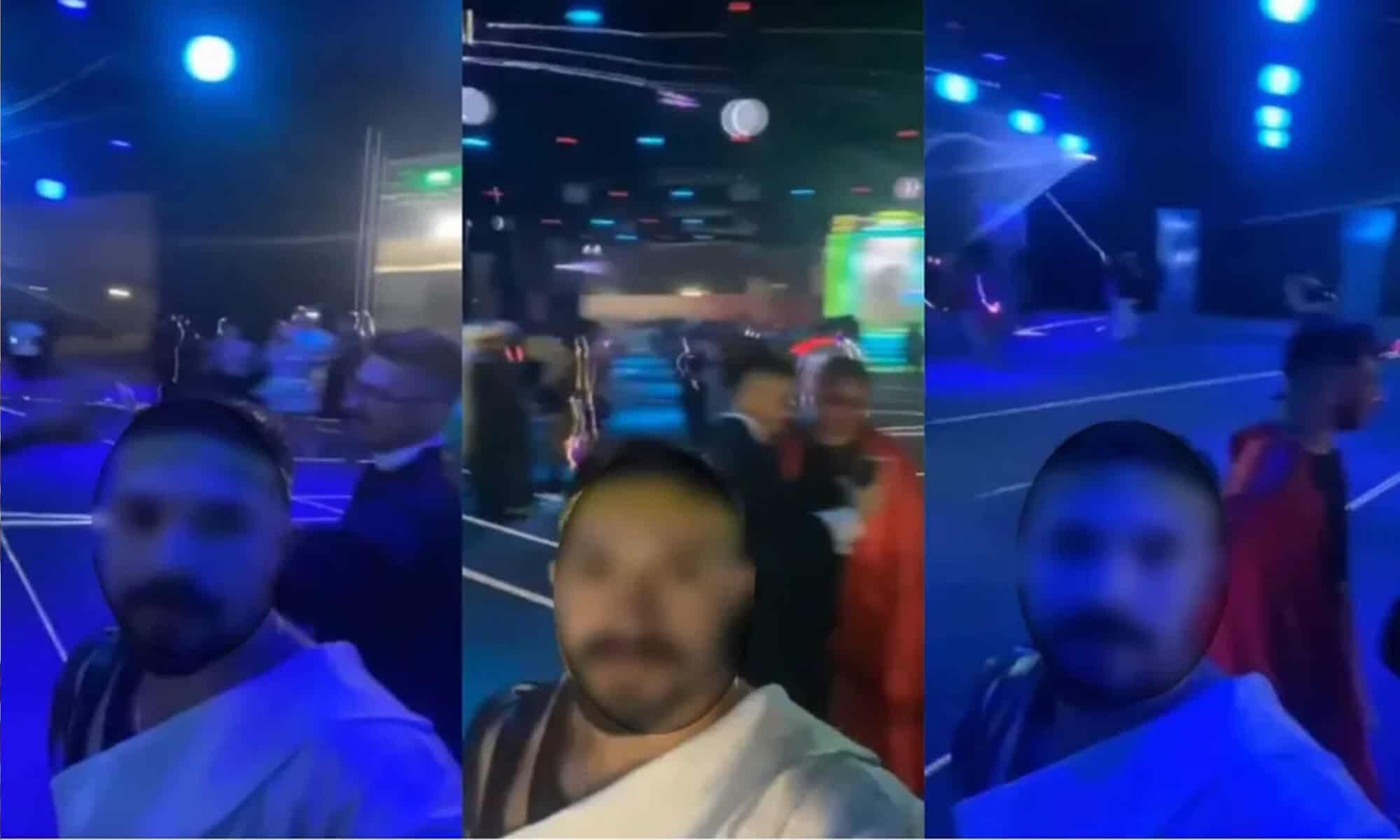 10 Padre foi afastado das funções ministeriais após ser visto em festa de forró acompanhado de homem fantasiado de demônio em Fortaleza — Foto: Reprodução