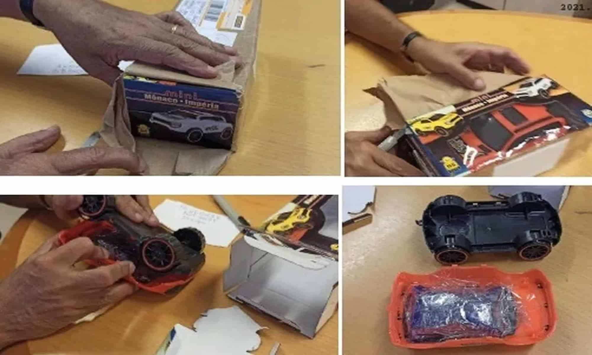 Grupo enviava brinquedos com drogas ao Maranhão, segundo a PF — Foto: Divulgação/Polícia Federal