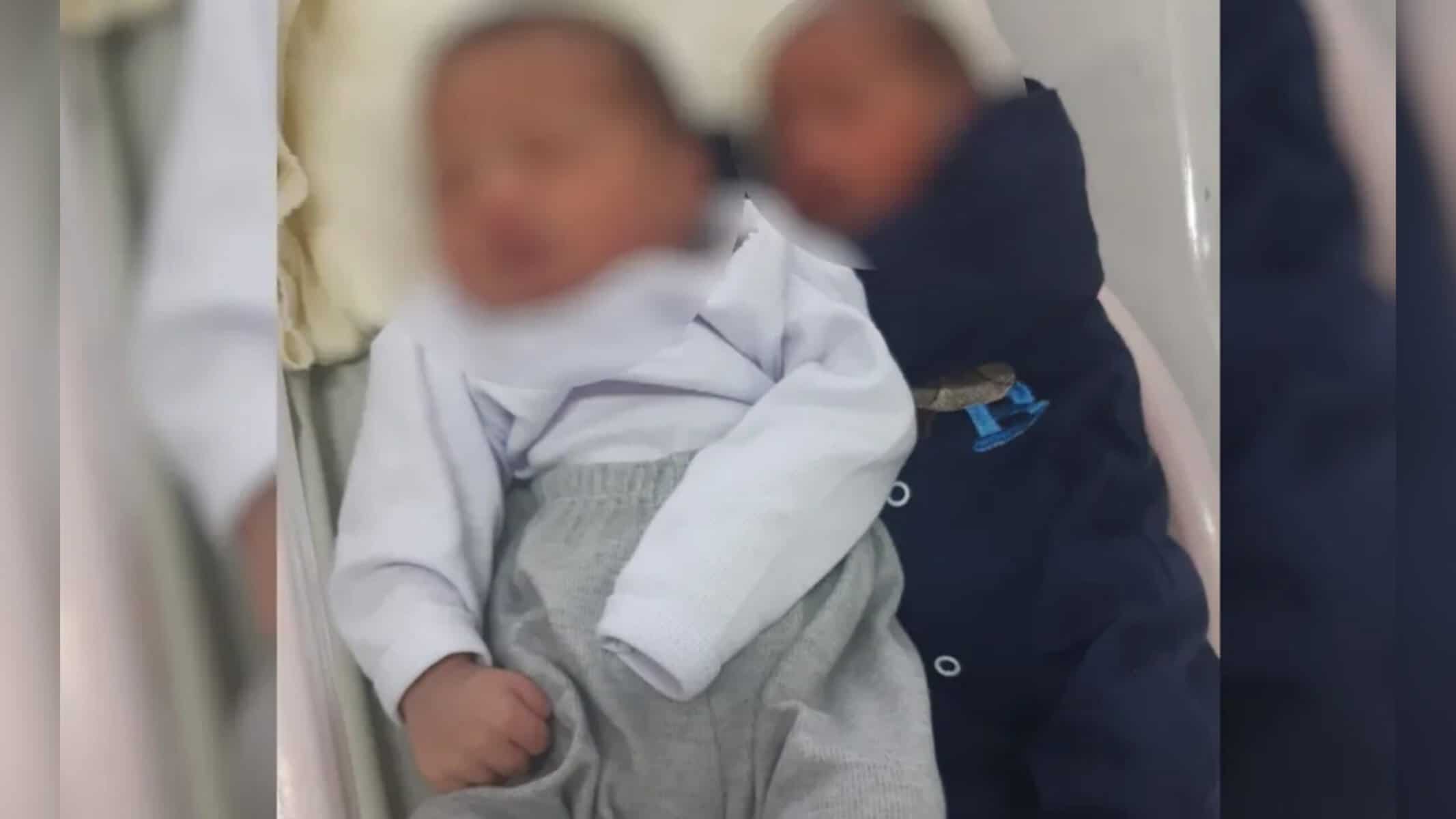 Picsart_22-09-06_16-15-57-492 Gêmeos de pais diferentes nascem em Mineiros, Goiás — Foto: Reprodução/Redes Sociais