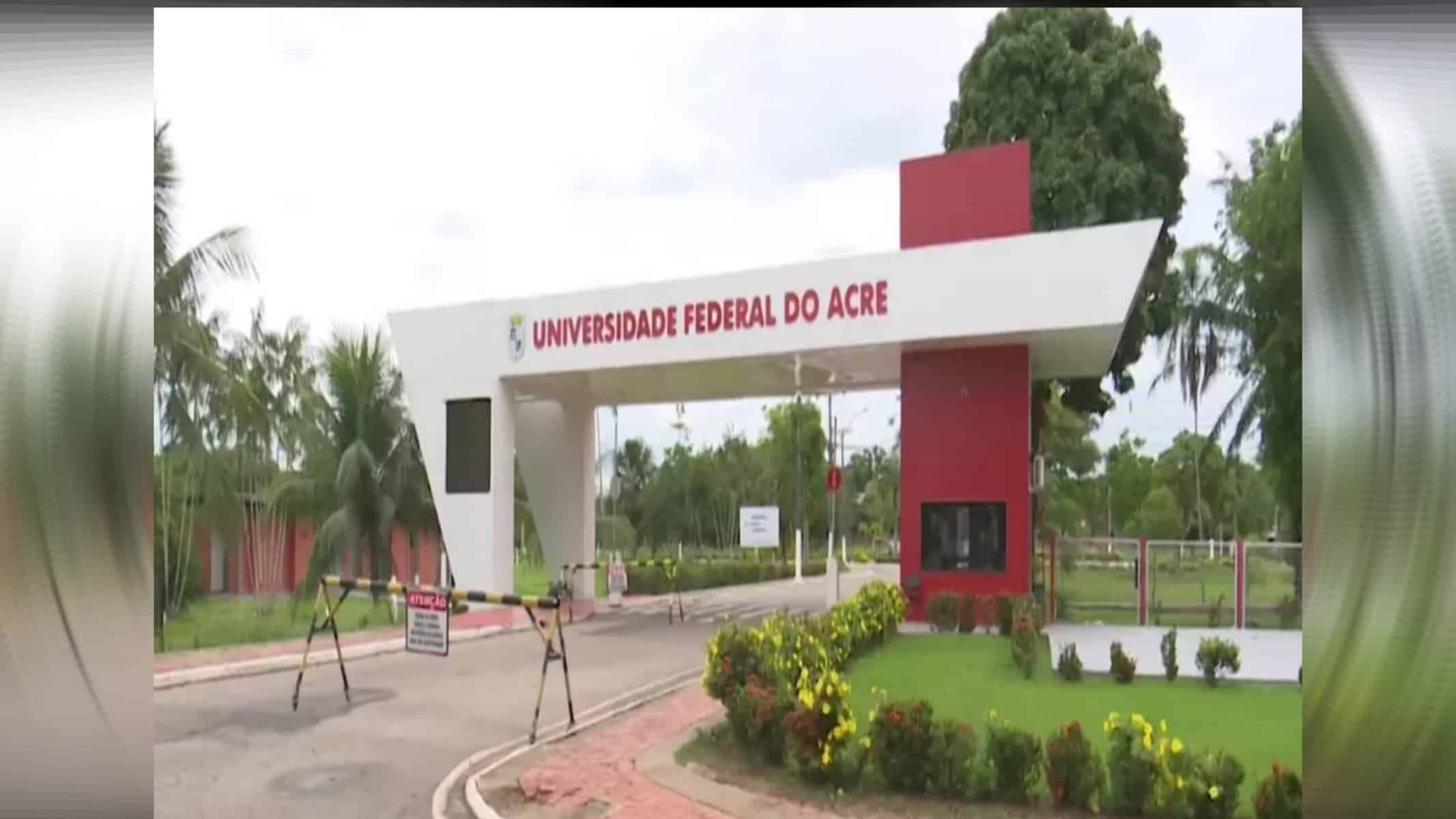 Universidade Federal do Acre (Ufac) sofreu um corte de R$ 2,2 milhões em seu orçamento — Foto: Reprodução/Rede Amazônica Acre