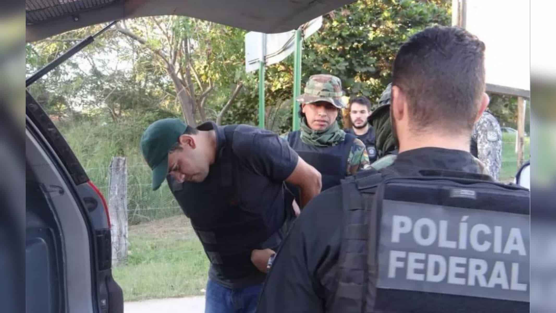 Anilson Nery foi preso após investigação descobrir que ele forjou a própria morte para escapar de mandados de prisão — Foto: PF/Divulgação