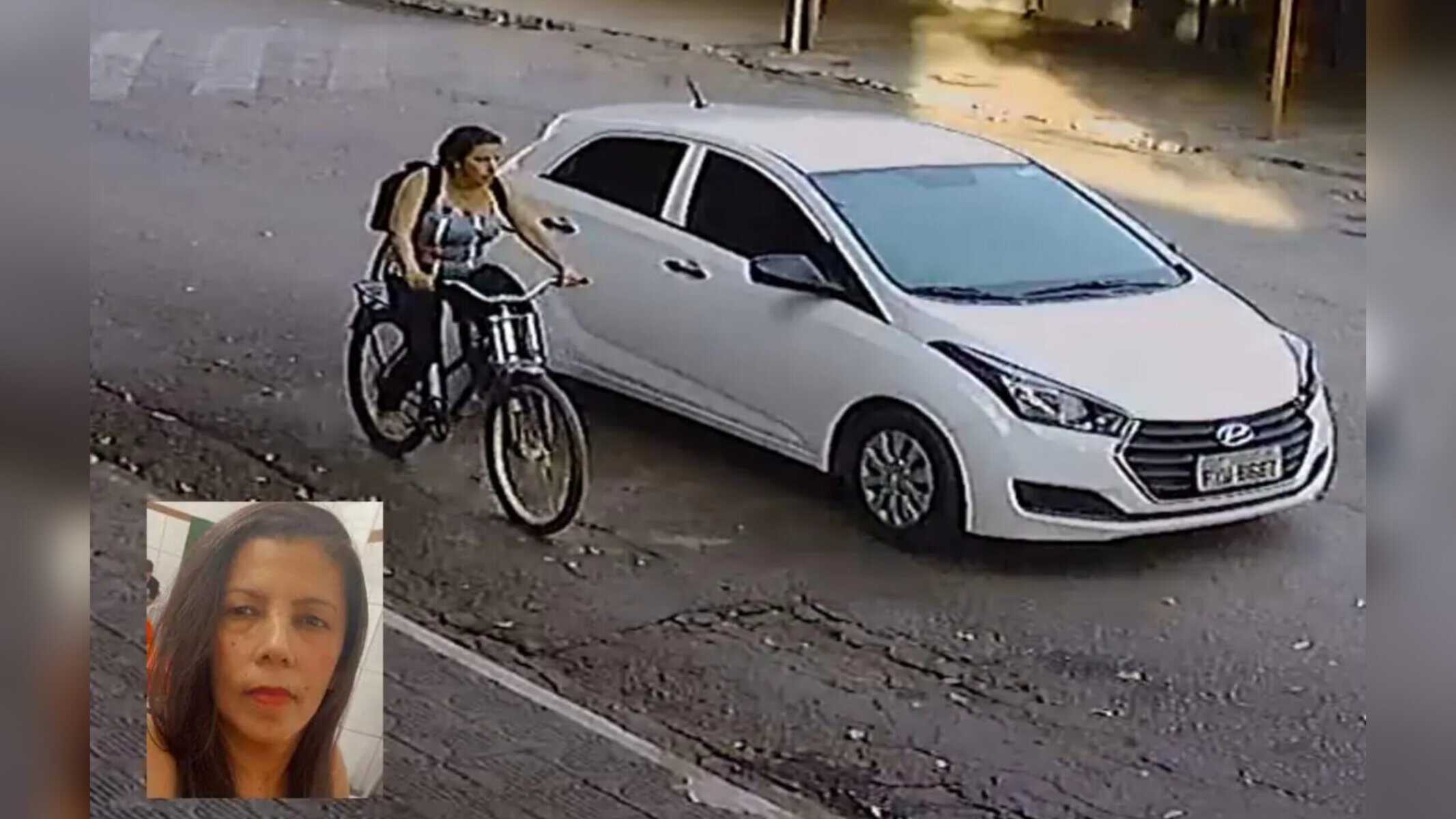 Analici foi fechada e forçada pelos suspeitos a entrar em um carro branco, às 6h30, do dia 23 de setembro — Foto: ARQUIVO PESSOAL/DIVULGAÇÃO