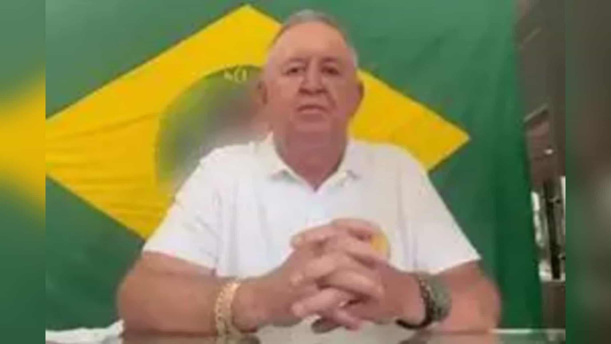 O ruralista Adelar Eloi Lutz que mandou funcionárias colocarem “o celular no sutiã” para filmarem o voto em Jair Bolsonaro (PL) na urna eletrônica — Foto: Reprodução/Rede social