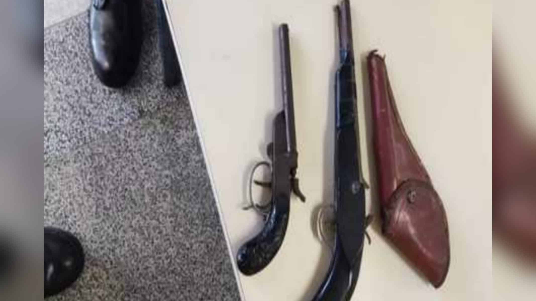 Picsart_22-10-27_15-15-26-869 Garruchas encontradas na mochila de uma criança em Santo André, no ABC Paulista — Foto: Arquivo pessoal