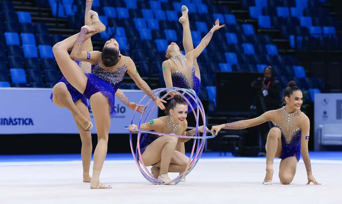 Brazil, Rhythmic Gymnastics | Gymnastics Pan American Championships Rio22 | Jul7 | Arena Carioca 1, Olympic Park, Rio de Janeirio, Brazil | Photo: Ricardo Bufolin / Panamerica Press / CBG