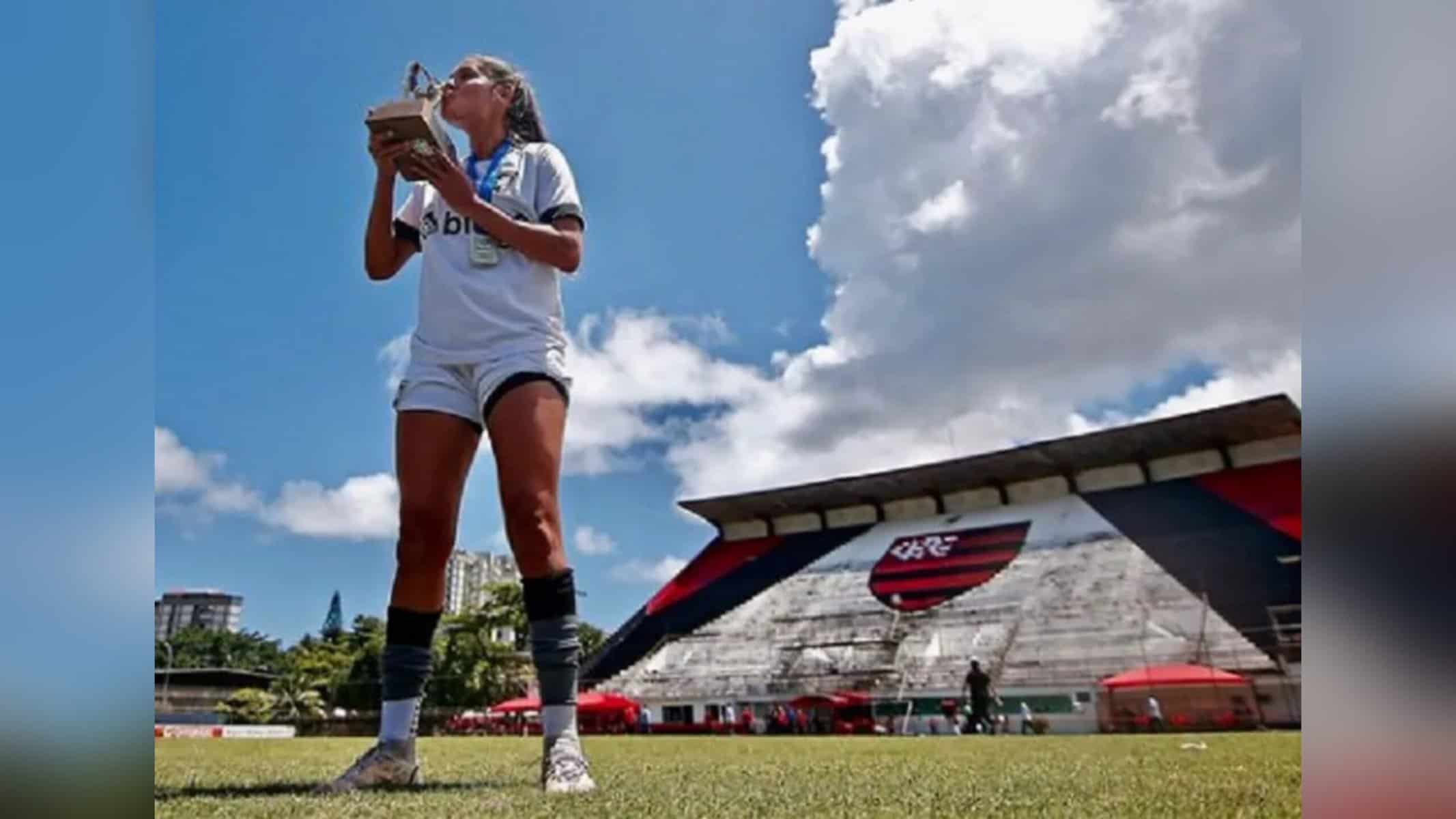 Valéria marcou gol no primeiro jogo da decisão e ajudou Botafogo a conquistar Campeonato Carioca Feminino pela segunda vez — Foto: Reprodução/Instagram