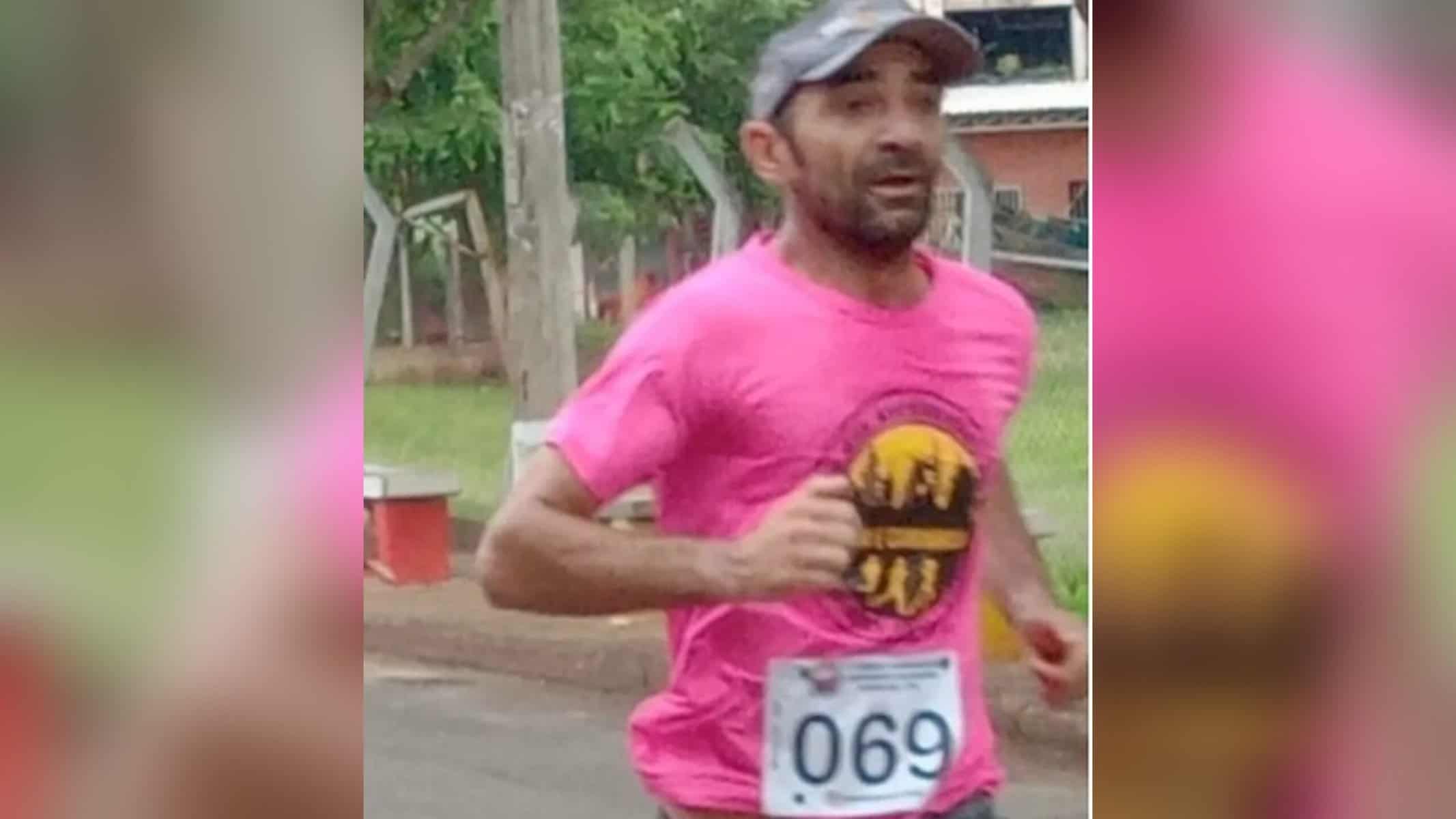 o maratonista havia disputado a 2ª Corrida dos Aventureiros da Cascalheira - Desafio Jupiá, e chegado em segundo lugar na disputa geral de 5km. — Foto: Divulgação