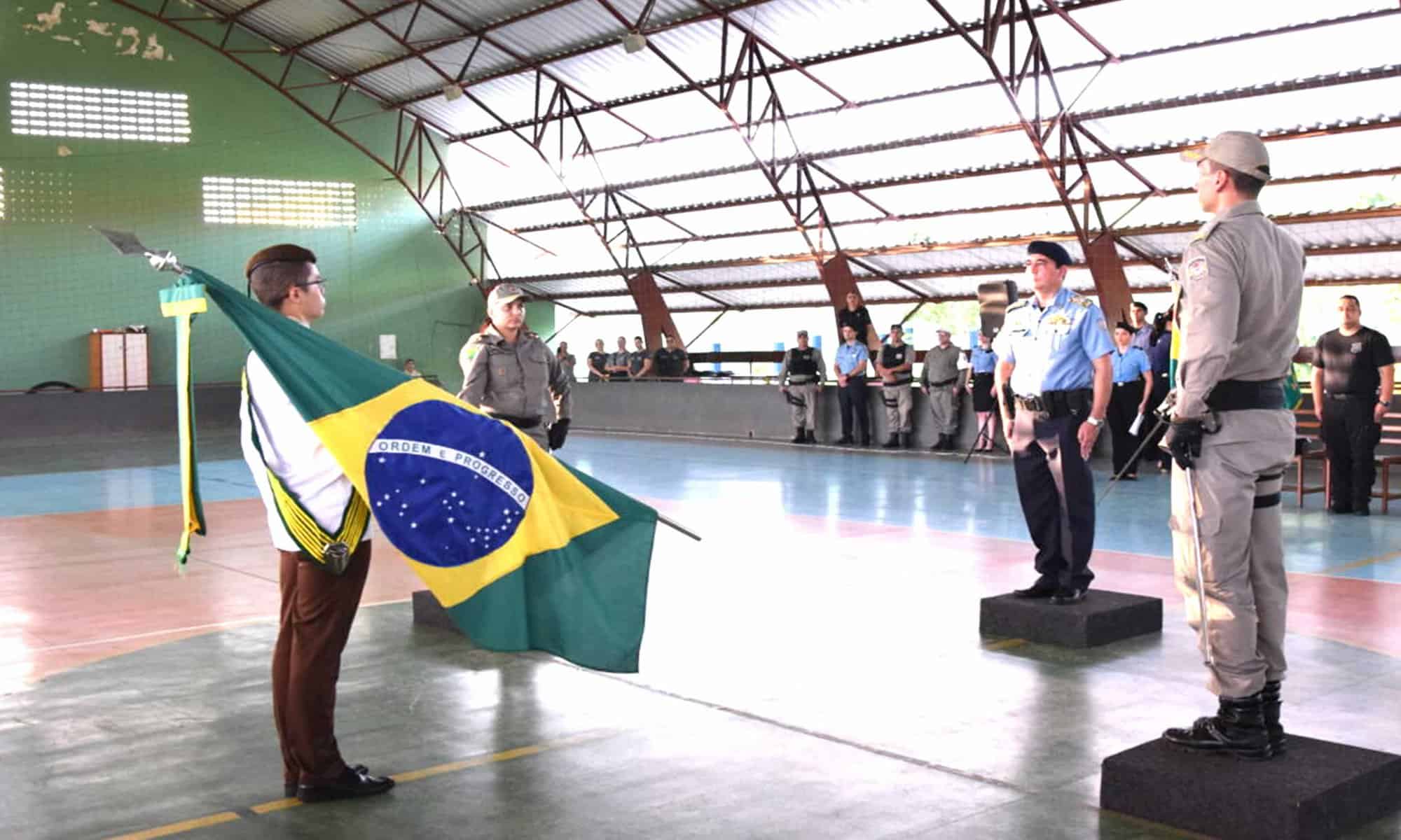 A solenidade foi realizada na quadra de esportes da instituição. Foto: Silva Barbosa