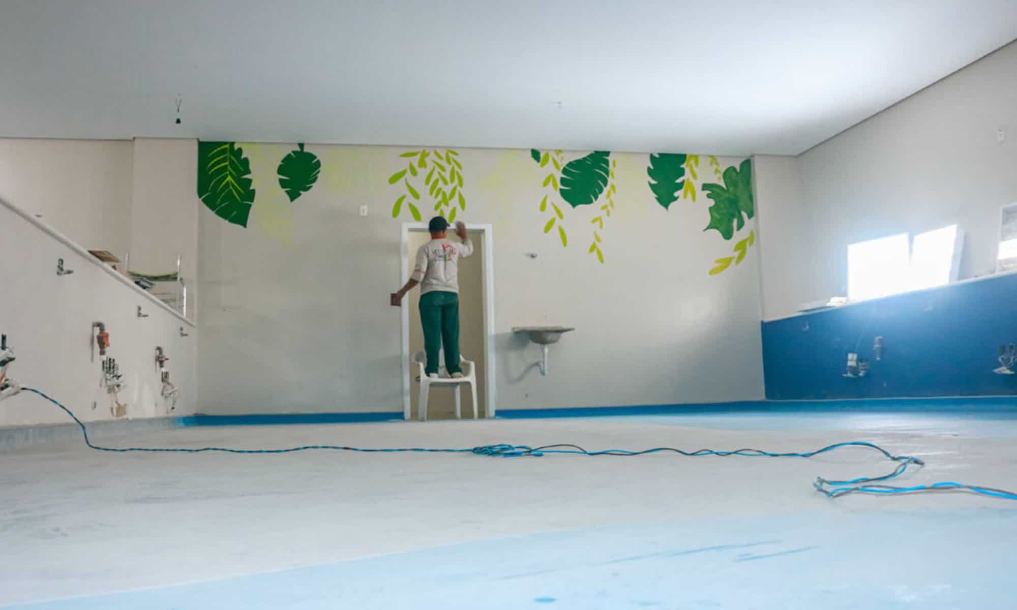 12 Atualmente os trabalhos que estão começando na segunda fase são mais focados na parte administrativa do prédio. Foto: Gleison Luz