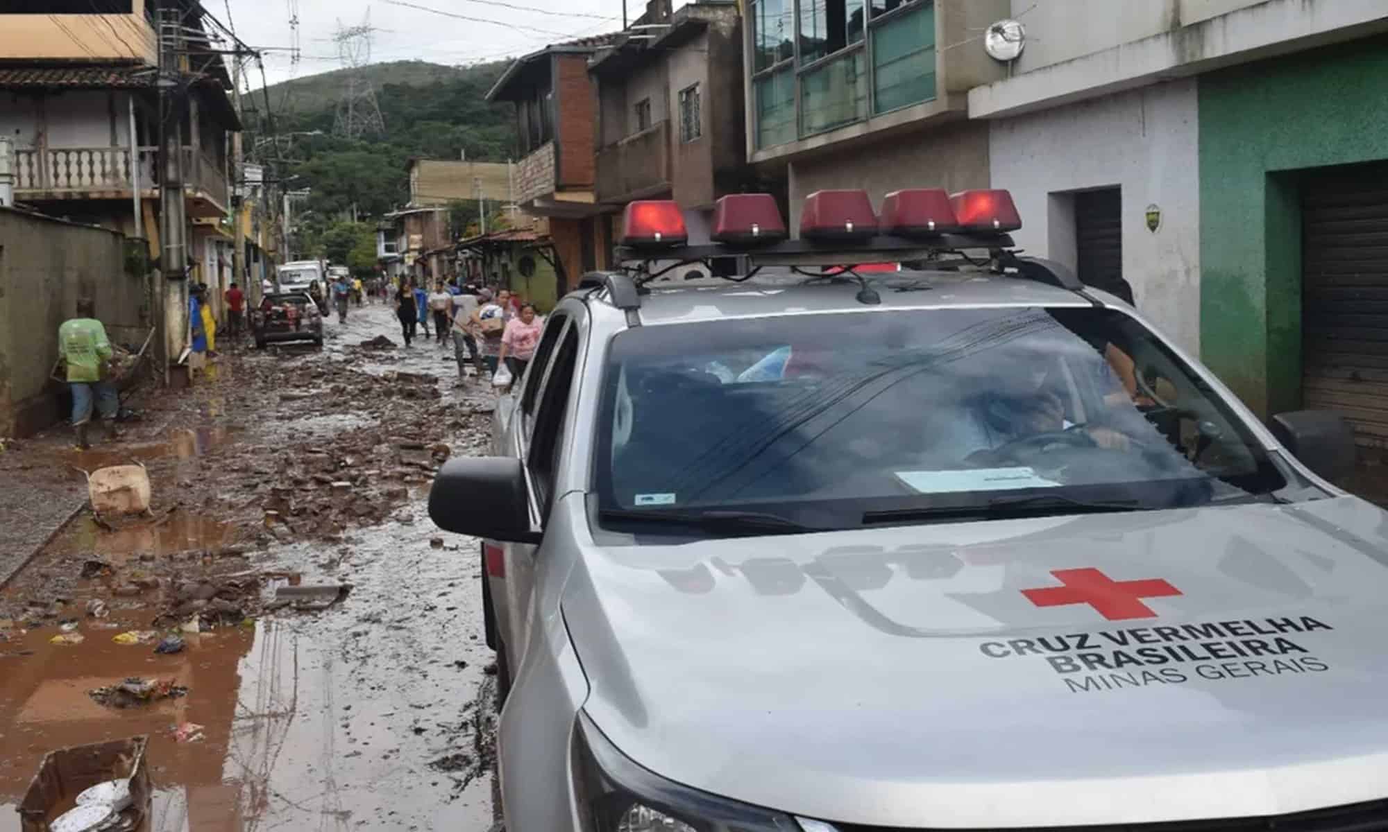16 Instituições arrecadam donativos para vítimas das chuvas em Minas — Foto: Cruz Vermelha/Divulgação
